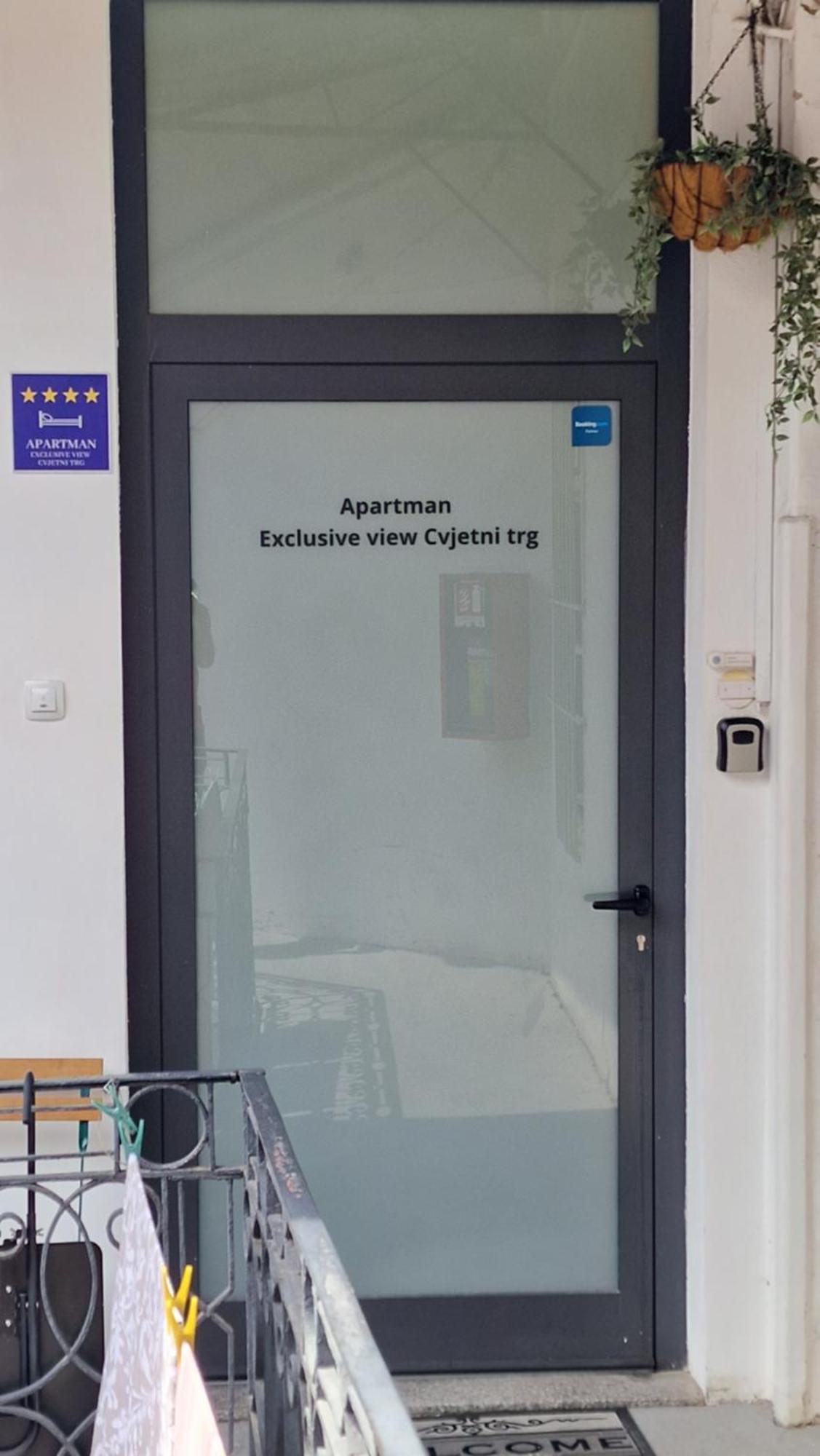 Apartment Exclusive View Cvjetni Trg Zágráb Kültér fotó