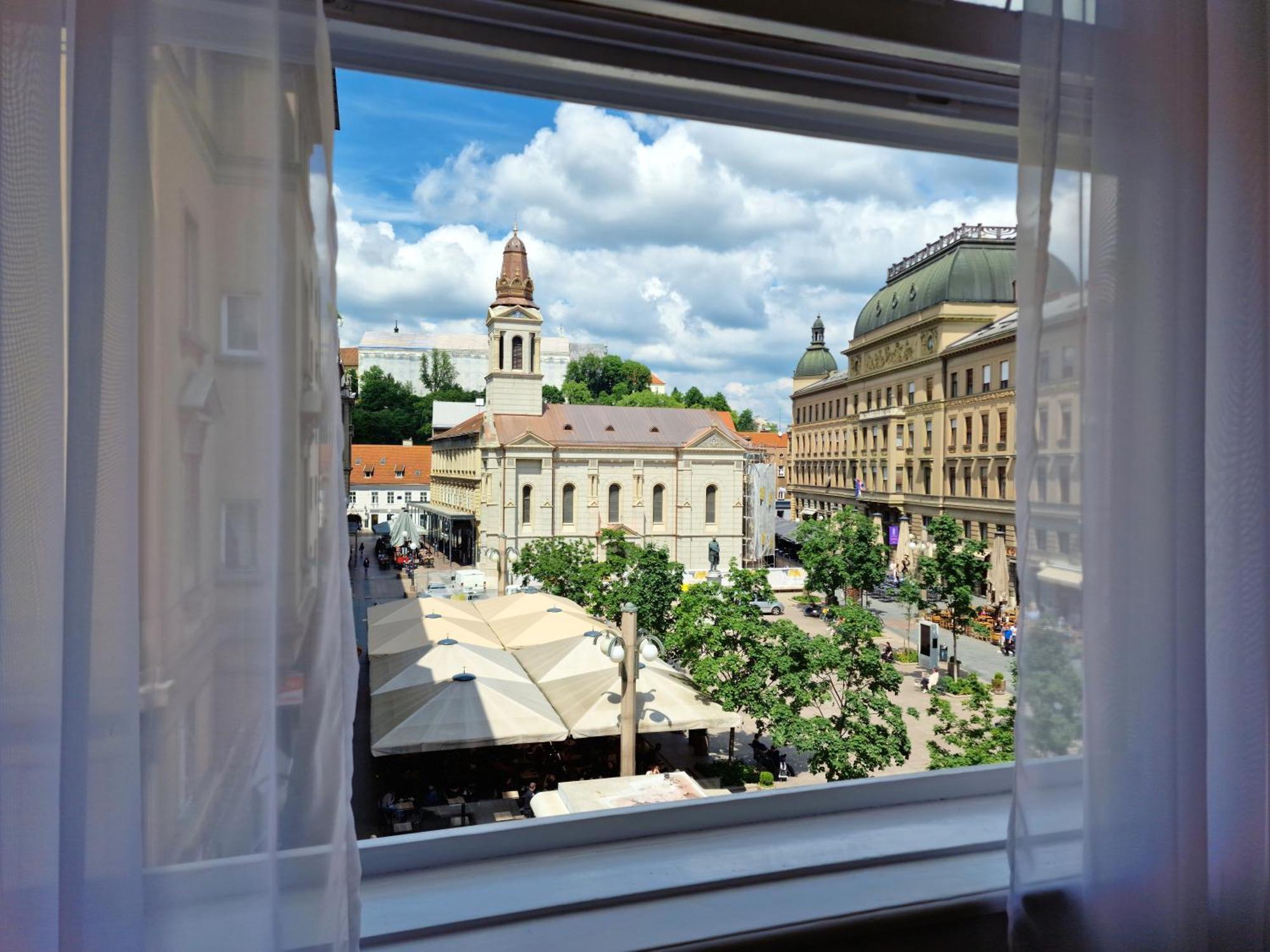 Apartment Exclusive View Cvjetni Trg Zágráb Kültér fotó