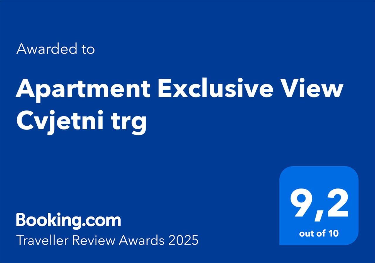 Apartment Exclusive View Cvjetni Trg Zágráb Kültér fotó